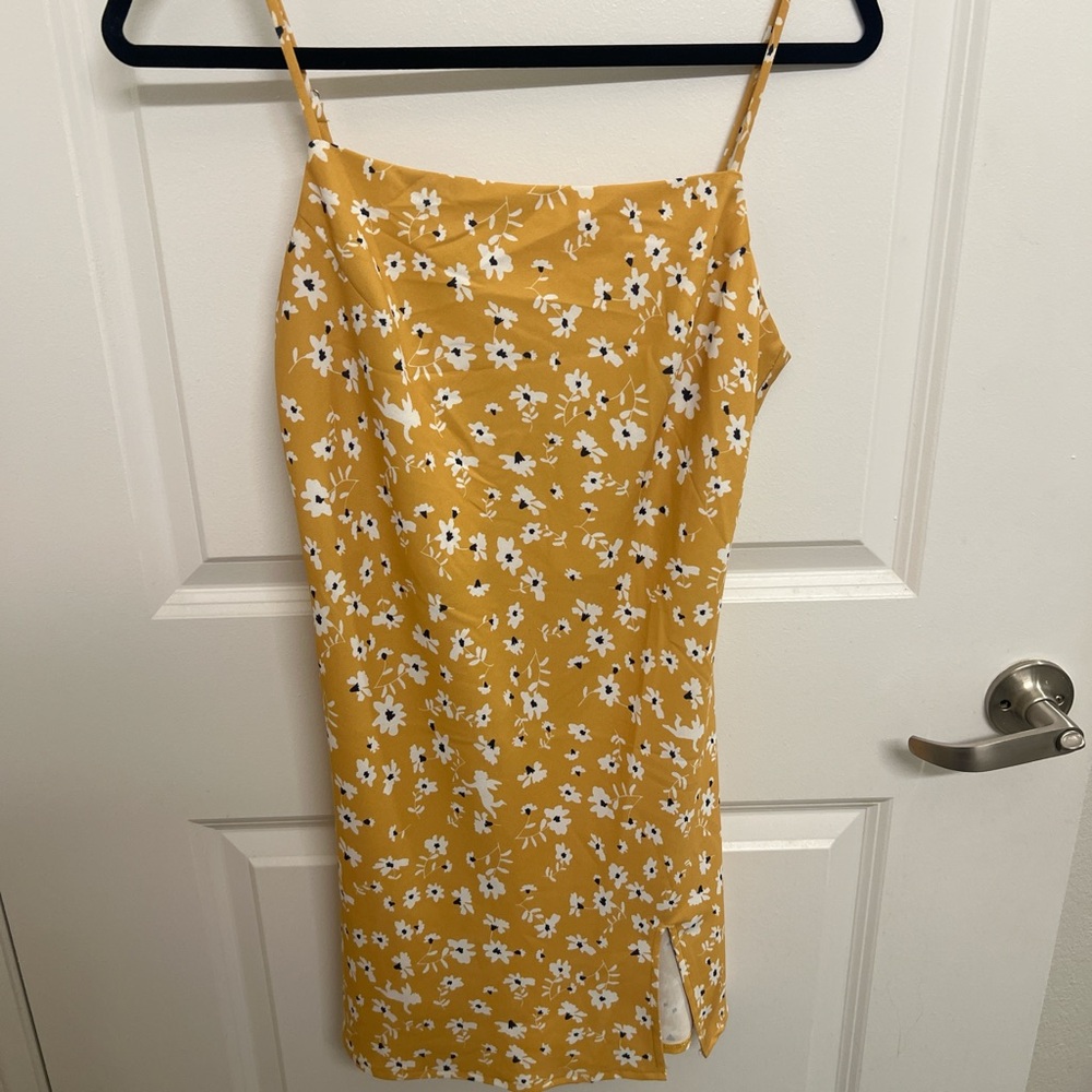 Princess Polly Yellow Floral Dress